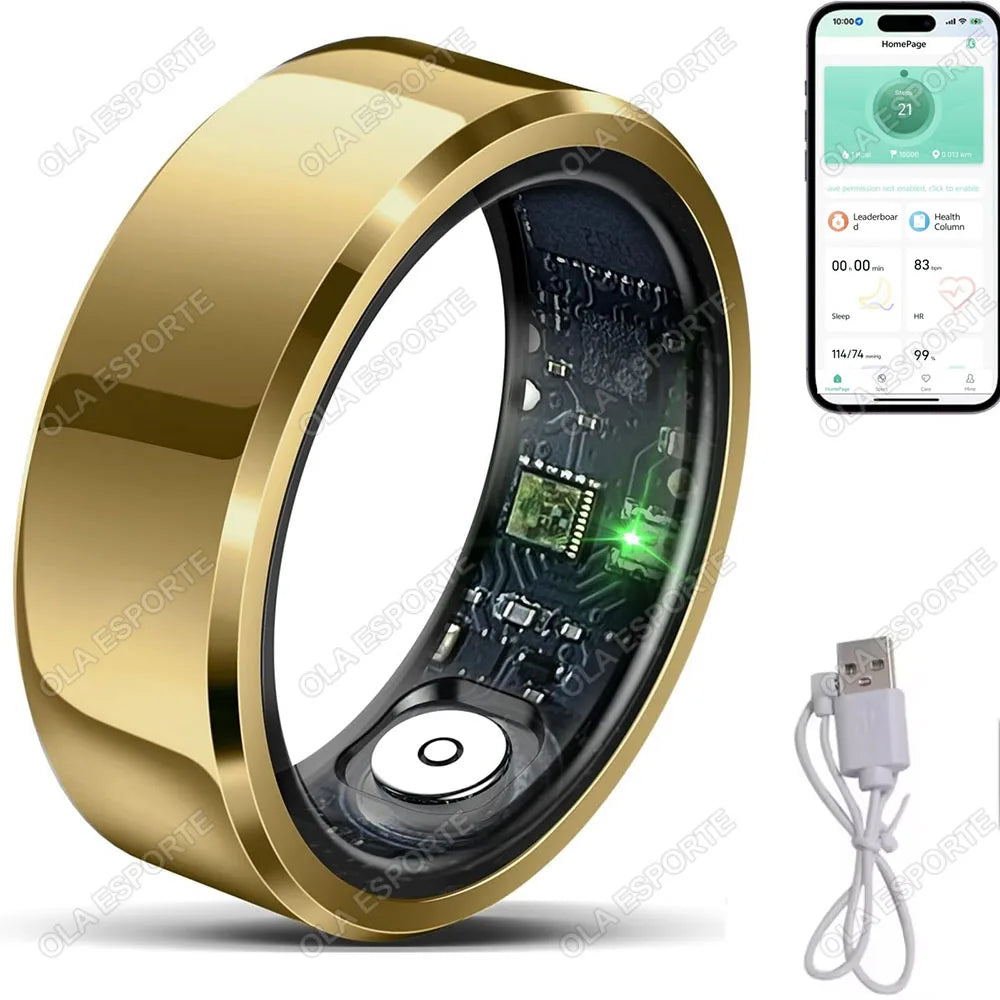 Smart Ring Blutdruck, Herzfrequenz und Schlafüberwachung