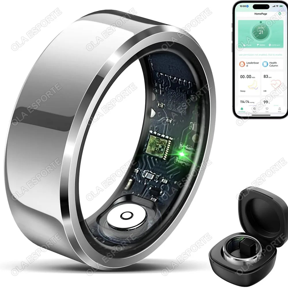 Smart Ring Blutdruck, Herzfrequenz und Schlafüberwachung