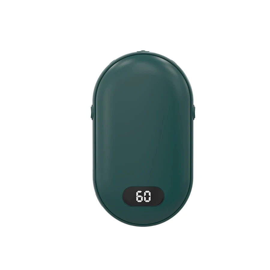 Power bank with hand warmer