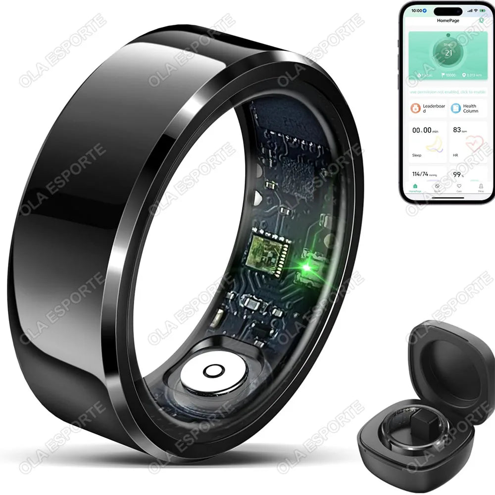 Smart Ring Blutdruck, Herzfrequenz und Schlafüberwachung