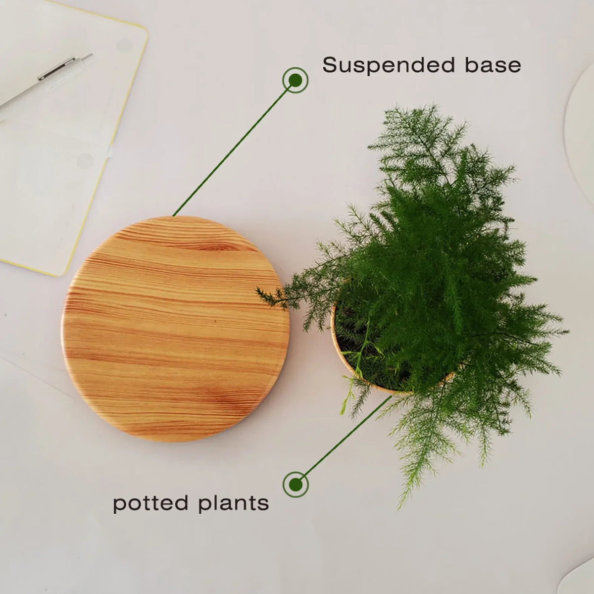Maglev floating plant pot