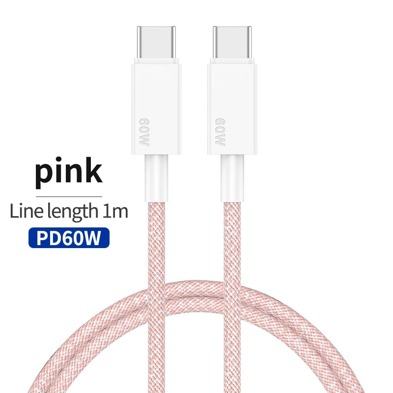 65W GaN USB C Ladegerät, flaches Schnellladegerät mit zwei Anschlüssen