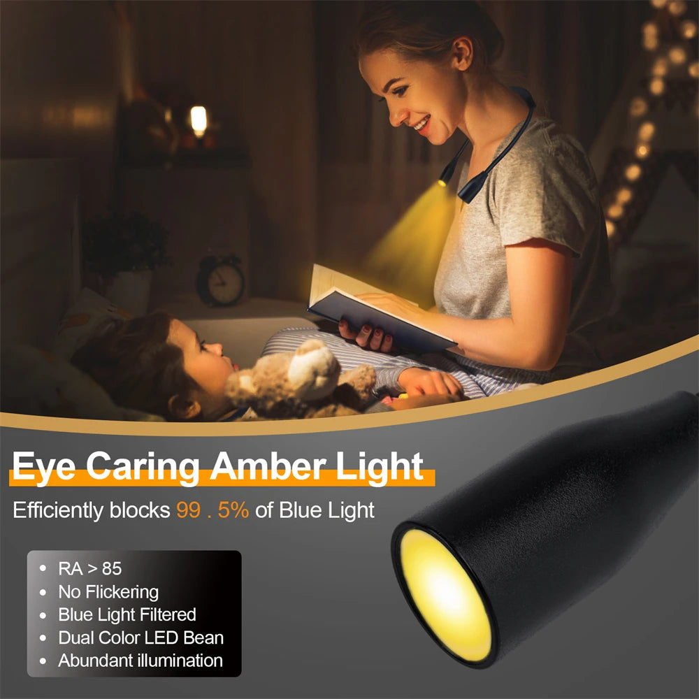 LED Leselampe für den Nacken