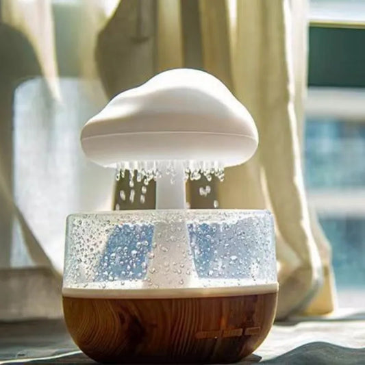 Luftbefeuchter in Tropfenform als Pilz Lampe