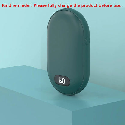 Power bank with hand warmer