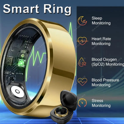 Smart Ring Blutdruck, Herzfrequenz und Schlafüberwachung